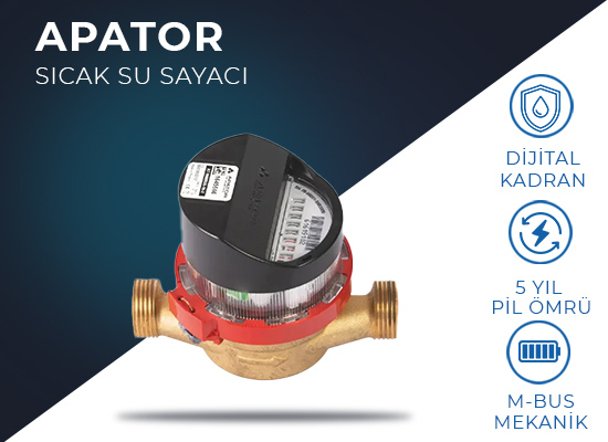 Apator DN 25 Su Sayacı