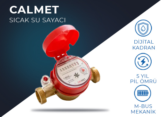Calmet Sıcak Su Sayacı