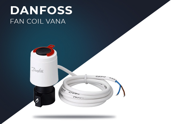 iki Yollu Motorlu Fan Coil Vanası