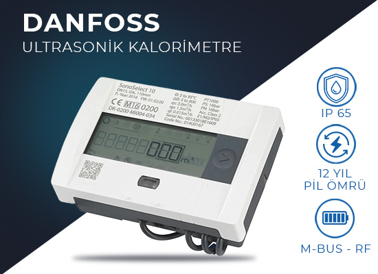 Danfoss Ultrasonik RF Kalorimetre
