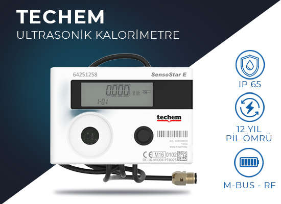 Techem Ultrasonik Kalorimetre