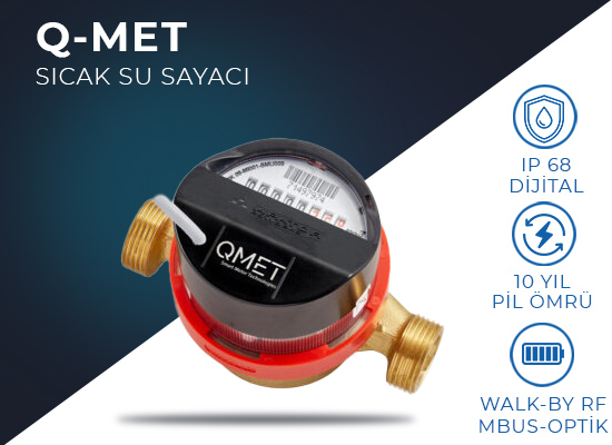 Q-met Sıcak Su Sayacı