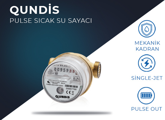 Qundis Pulse Sıcak Su Sayacı