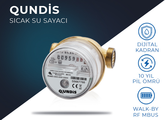 Qundis Sıcak Su Sayacı